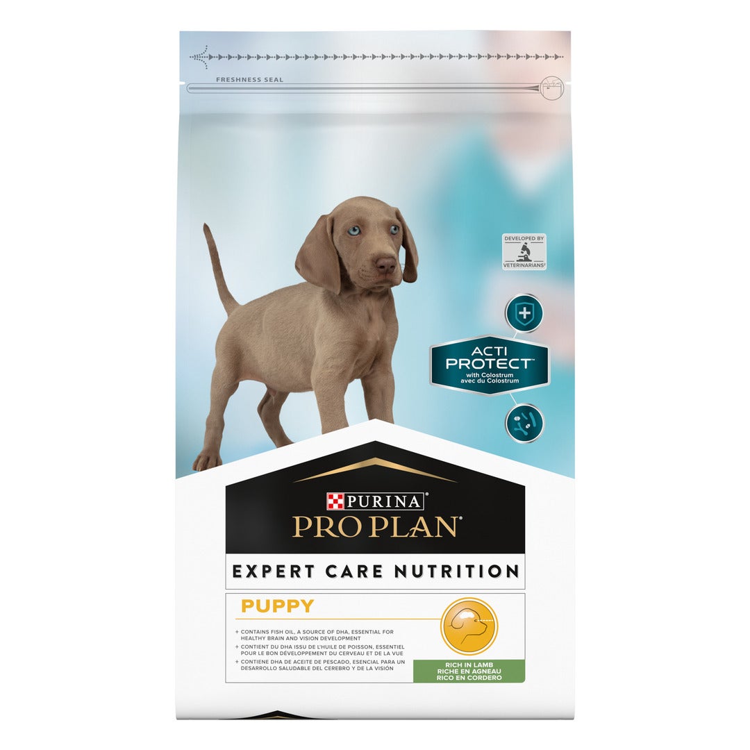PURINA® PRO PLAN® EXPERT CARE NUTRITION Junior, vse pasme, jagnjetina, suha hrana za pse