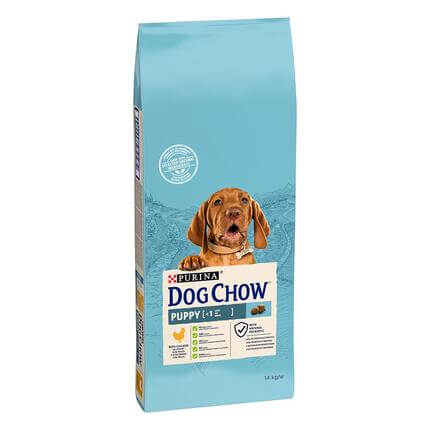 DOG CHOW Junior, piščanec, suha hrana za pse srednje velikih pasem