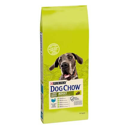 DOG CHOW ADULT, puran, suha hrana za odrasle pse velikih pasem