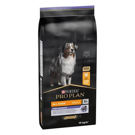 PURINA® PRO PLAN® ADULT Performance, vse pasme, piščanec, suha hrana za pse