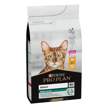 ​PURINA® PRO PLAN® ADULT s formulo OPTIRENAL®, bogata s piščancem, suha hrana za mačke