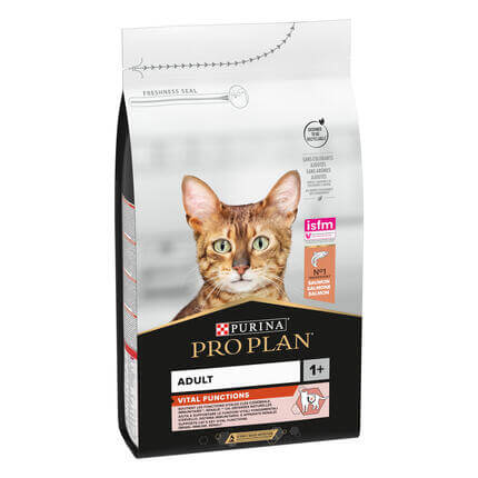 PURINA® PRO PLAN® ORIGINAL OPTISENSES Adult z lososom, suha hrana za mačke