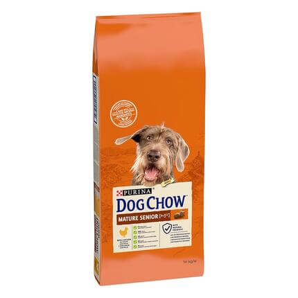 DOG CHOW SENIOR, piščanec, suha hrana za pse