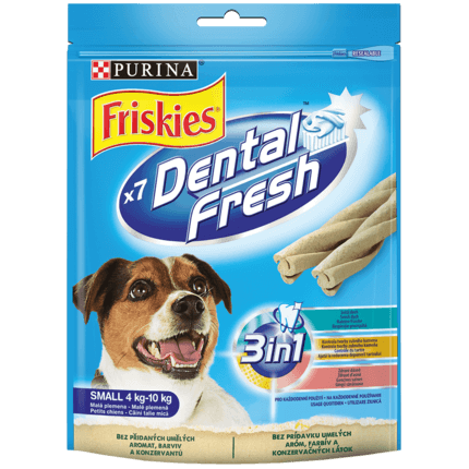 Friskies® Dental Fresh, priboljški za pse