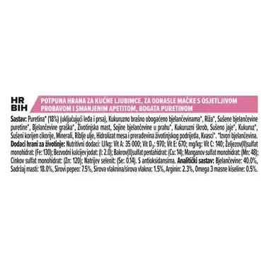PURINA® PRO PLAN® DELICATE ADULT OPTIDIGEST s puranom, suha hrana za mačke