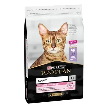 PURINA® PRO PLAN® DELICATE ADULT z OPTIRENAL® s puranom, suha hrana za mačke