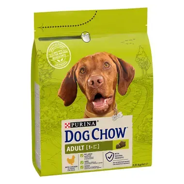 DOG CHOW ADULT, piščanec, suha hrana za odrasle pse srednje velikih pasem