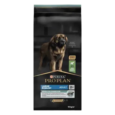 PURINA® PRO PLAN® ADULT Robust za občutljivo prebavo, psi velikih pasem, jagnjetina, suha hrana za pse