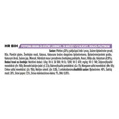 PURINA® PRO PLAN® Junior s formulo OPTISTART®, s piščancem, suha hrana za mačke