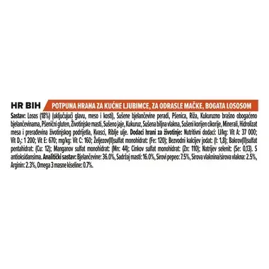 PURINA® PRO PLAN® ORIGINAL OPTISENSES Adult z lososom, suha hrana za mačke