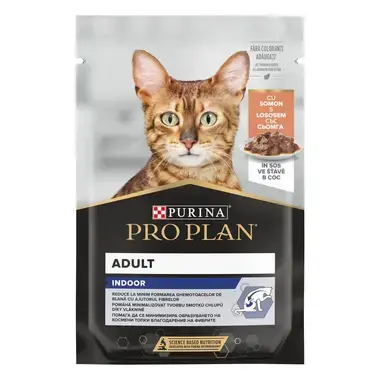 PURINA® PRO PLAN® Housecat NUTRISAVOUR v omaki z lososom, mokra hrana za mačke