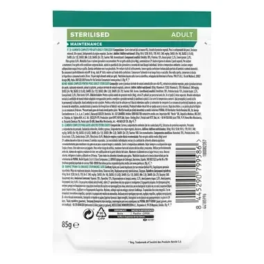 PURINA® PRO PLAN® STERILISED NUTRISAVOUR z govedino, mokra hrana za mačke