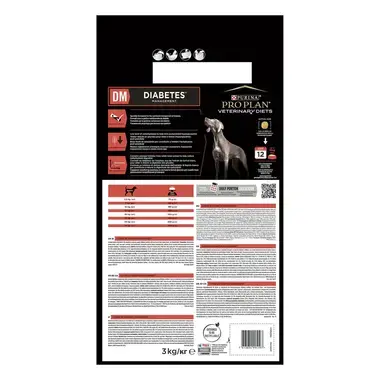PURINA® PRO PLAN® VETERINARY DIETS DM Diabetes Management, suha hrana za pse