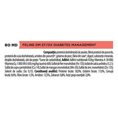 ​PURINA® PRO PLAN® VETERINARY DIETS DM St/Ox Diabetes Management, suha hrana za mačke